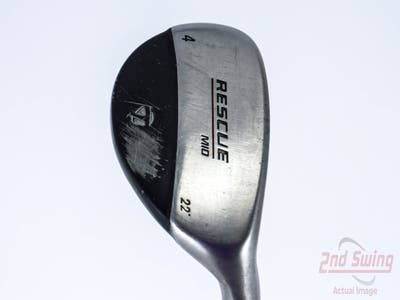 TaylorMade Rescue Mid Hybrid 4 Hybrid 22° Stock Graphite Shaft Graphite Stiff Right Handed 39.75in