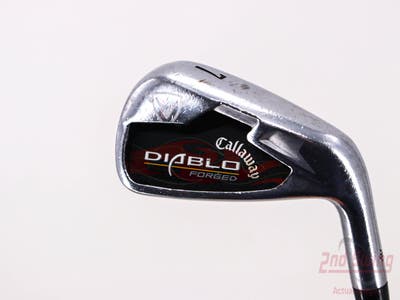 Callaway Diablo Forged Single Iron 7 Iron Nippon NS Pro 1100 Steel Regular Right Handed 37.5in