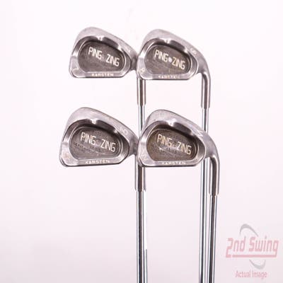 Ping Zing Iron Set 7-PW Stock Steel Shaft Steel Senior Right Handed Silver Dot 37.0in