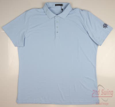 New W/ Logo Mens G-Fore Golf Polo XX-Large XXL Blue MSRP $120