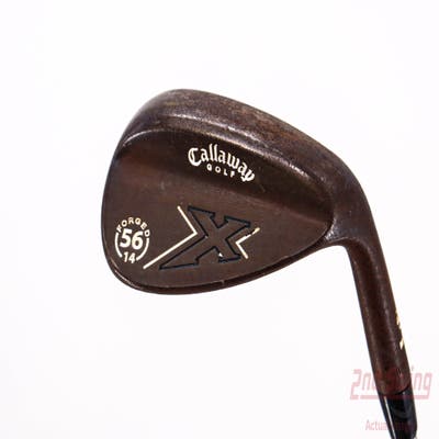 Callaway X Forged Vintage Wedge Sand SW 56° 14 Deg Bounce True Temper Dynamic Gold Steel Wedge Flex Right Handed 35.25in