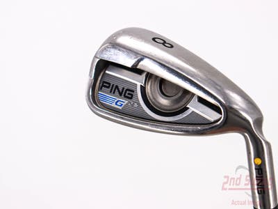 Ping 2016 G Single Iron 8 Iron AWT 2.0 Steel Regular Right Handed Yellow Dot 37.5in