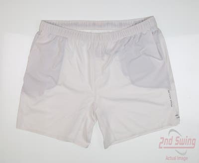 New Mens Peter Millar Shorts XX-Large XXL White MSRP $100