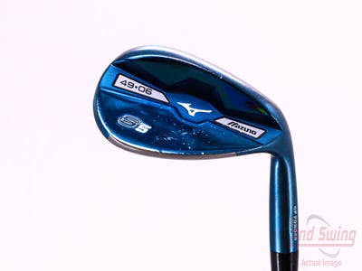 Mizuno S5 Blue Ion Wedge Pitching Wedge PW 49° 6 Deg Bounce True Temper Dynamic Gold Steel Wedge Flex Right Handed 35.5in