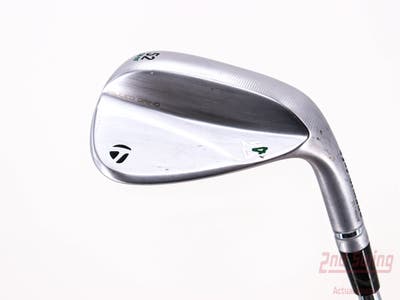 Mint TaylorMade Milled Grind 4 Chrome Wedge Gap GW 52° 9 Deg Bounce Dynamic Gold Tour Issue 115 Steel Wedge Flex Right Handed 35.25in