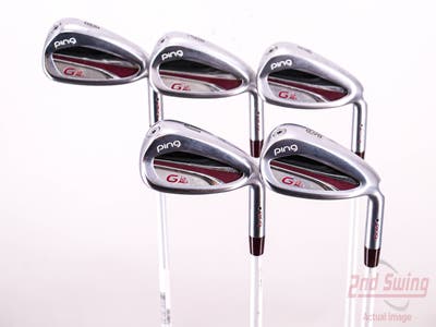 Ping G LE 2 Iron Set 8-PW GW SW ULT 240 Lite Graphite Ladies Right Handed Black Dot 36.0in