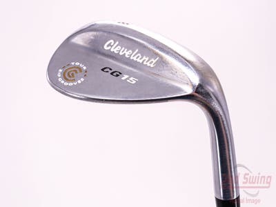 Cleveland CG15 Satin Chrome Wedge Lob LW 58° 8 Deg Bounce Cleveland Traction Wedge Steel Wedge Flex Right Handed 35.5in