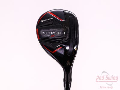 Mint TaylorMade Stealth 2 Rescue Hybrid 4 Hybrid 22° Fujikura Ventus Red TR 7 Graphite Stiff Right Handed 40.25in