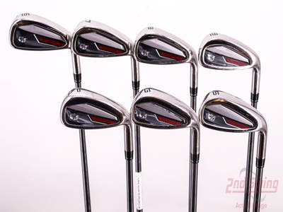 Wilson Staff Dynapwr Iron Set 6-PW GW SW Project X Even Flow Green 65 Graphite Regular Right Handed 38.0in