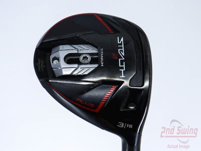 TaylorMade Stealth 2 Plus Fairway Wood 3 Wood 3W 15° Graphite Design Tour AD CQ-5 Graphite Stiff Right Handed 43.0in