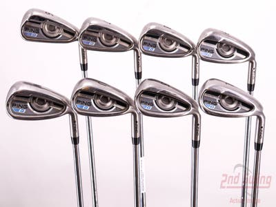 Ping 2016 G Iron Set 6-PW AW SW LW AWT 2.0 Steel Stiff Right Handed Black Dot 37.75in