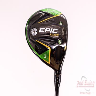 Callaway EPIC Flash Fairway Wood 3 Wood 3W 15° Project X HZRDUS Smoke 75 Graphite Stiff Right Handed 43.5in