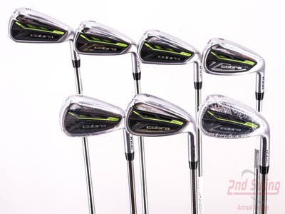 Mint Cobra RAD Speed Iron Set 5-PW AW FST KBS Tour 90 Steel Regular Right Handed 38.75in