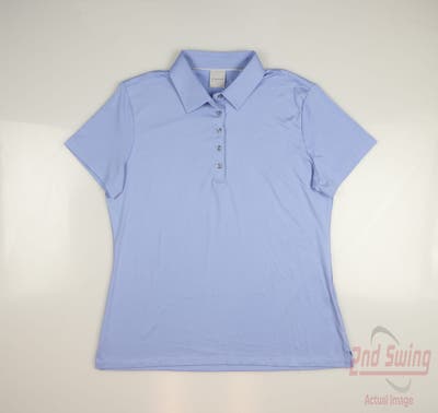 New Womens Dunning Polo Large L Blue MSRP $80