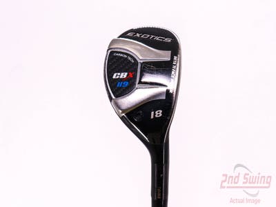 Tour Edge Exotics CBX 119 Hybrid 2 Hybrid 18° Project X Even Flow Blue 85 Graphite Stiff Right Handed 40.5in