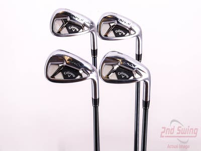 Callaway Apex 21 Iron Set 8-PW AW UST Mamiya Recoil Dart 75 Graphite Senior Right Handed 35.25in