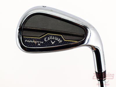 Callaway Paradym X Single Iron Pitching Wedge PW True Temper Elevate MPH 95 Steel Stiff Right Handed 36.5in