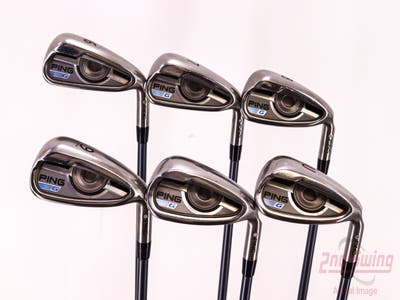 Ping 2016 G Iron Set 6-PW GW CFS 65 Graphite Graphite Senior Right Handed Silver Dot 37.75in