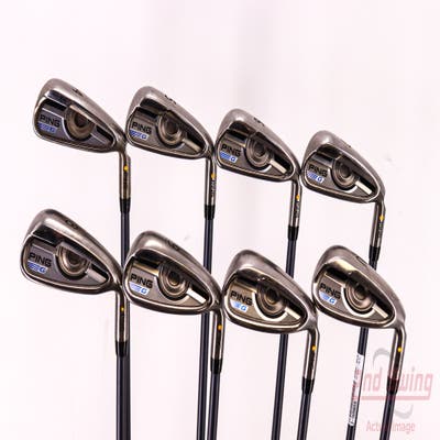 Ping 2016 G Iron Set 4-PW AW CFS 70 Graphite Graphite Regular Right Handed Yellow Dot 39.0in
