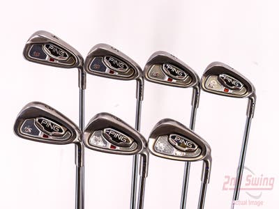 Ping i15 Iron Set 4-PW Ping AWT Steel Stiff Right Handed Blue Dot 38.0in