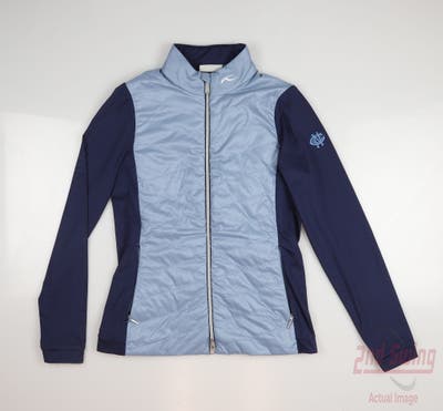 New W/ Logo Womens KJUS Jacket Small S Blue MSRP $299
