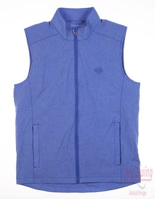 New W/ Logo Mens Holderness and Bourne Vest Small S Blue MSRP $229