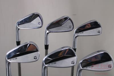 TaylorMade 2023 P7MB/P7MC Combo Iron Set 5-PW Aerotech SteelFiber i110cw Graphite Stiff Left Handed 39.5in
