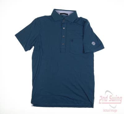 New W/ Logo Mens Greyson Polo Small S Green MSRP $129