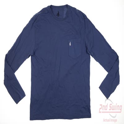 New W/ Logo Mens Johnnie-O Golf T-Shirt X-Large XL Blue MSRP $48