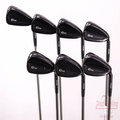 Ping G710 Iron Set 4-PW UST Recoil 780 ES SMACWRAP Graphite Regular Right Handed Black Dot 38.25in