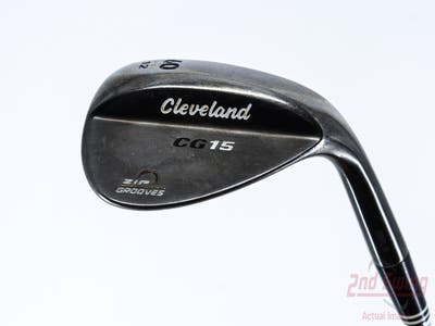 Cleveland CG15 Black Pearl Wedge Lob LW 60° 12 Deg Bounce Cleveland Traction Wedge Steel Wedge Flex Right Handed 35.25in