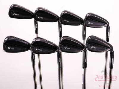 Ping G710 Iron Set 5-PW GW SW UST Recoil 760 ES SMACWRAP Graphite Senior Right Handed Black Dot 38.25in