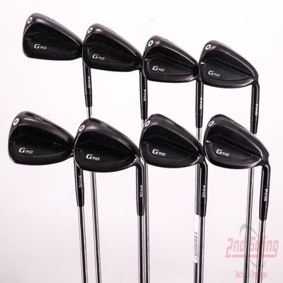 Ping G710 Iron Set 5-PW GW SW AWT 2.0 Steel Regular Right Handed Black Dot 38.25in