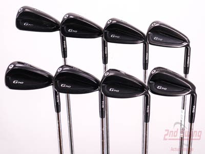 Ping G710 Iron Set 4-PW AW AWT 2.0 Steel Regular Right Handed Black Dot 38.5in