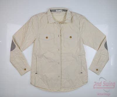 New Womens Peter Millar Jacket Small S Cream MSRP $225