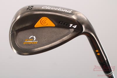 Cleveland CG14 Gunmetal Wedge Gap GW 52° 10 Deg Bounce Cleveland Traction Wedge Steel Wedge Flex Right Handed 36.0in