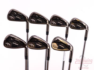 Callaway Apex Smoke 19 Iron Set 5-PW GW Dynamic Gold Tour Issue X100 Steel X-Stiff Right Handed 39.0in