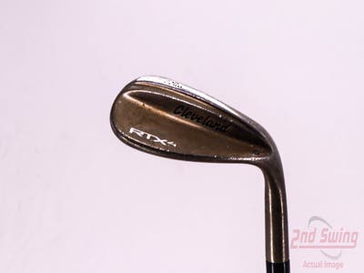 Cleveland RTX 4 Tour Raw Wedge Lob LW 62° 6 Deg Bounce Dynamic Gold Tour Issue S400 Steel Stiff Right Handed 35.0in