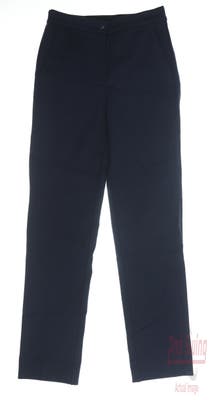 New Womens G-Fore Golf Pants 0 Navy Blue MSRP $175