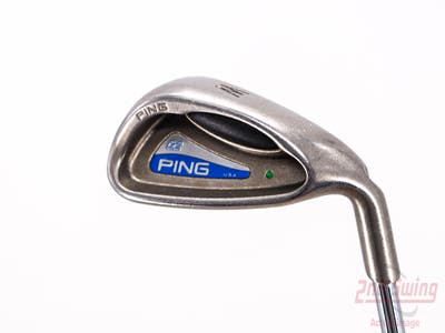 Ping G2 Single Iron Pitching Wedge PW Stock Steel Shaft Steel Regular Right Handed Green Dot 36.25in