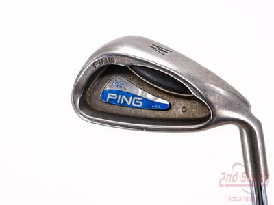 Ping G2 Single Iron Pitching Wedge PW Stock Steel Shaft Steel Stiff Right Handed Green Dot 35.5in
