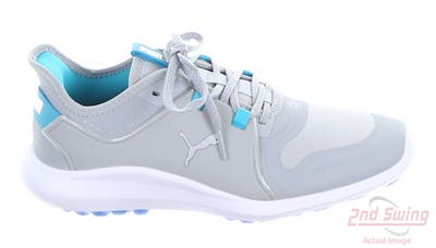 New Womens Golf Shoe Puma IGNITE FASTEN8 9 High Rise/Silver/Scuba MSRP $80 194241 03