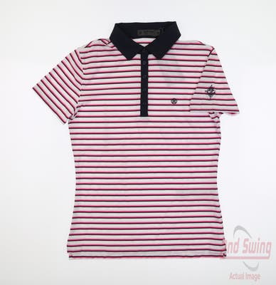 New W/ Logo Womens G-Fore Polo X-Small XS Multi MSRP $124