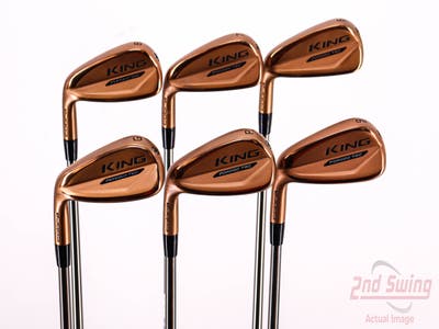 Mint Cobra KING Forged Tec Copper Iron Set 6-PW AW UST Mamiya Recoil ESX 460 F3 Graphite Regular Left Handed 38.0in