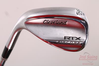 Cleveland RTX ZipCore Tour Satin Wedge Sand SW 56° 10 Deg Bounce Dynamic Gold Spinner TI Steel Wedge Flex Left Handed 35.5in