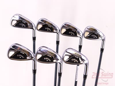 Callaway Apex DCB 21 Iron Set 5-PW GW UST Mamiya Recoil 65 F3 Graphite Regular Right Handed 38.0in