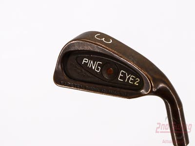 Ping Eye 2 Beryllium Copper Single Iron 3 Iron Ping Microtaper Steel Regular Right Handed Brown Dot 39.25in