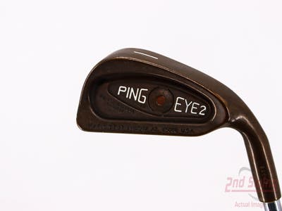 Ping Eye 2 Beryllium Copper Single Iron 1 Iron Ping Microtaper Steel Regular Right Handed Brown Dot 40.25in