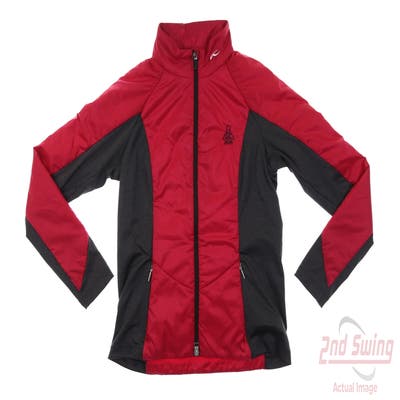 New W/ Logo Womens KJUS Jacket Small S Red MSRP $308