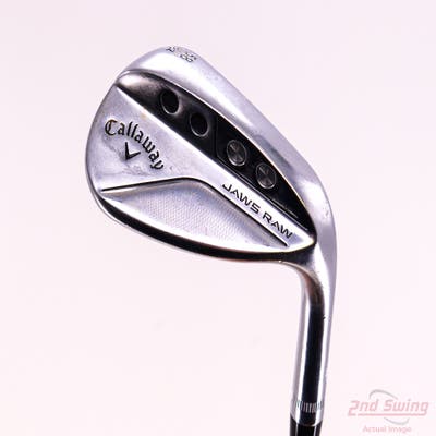 Callaway Jaws Raw Chrome Wedge Lob LW 58° 8 Deg Bounce Z Grind Dynamic Gold Spinner TI 115 Steel Wedge Flex Right Handed 35.0in